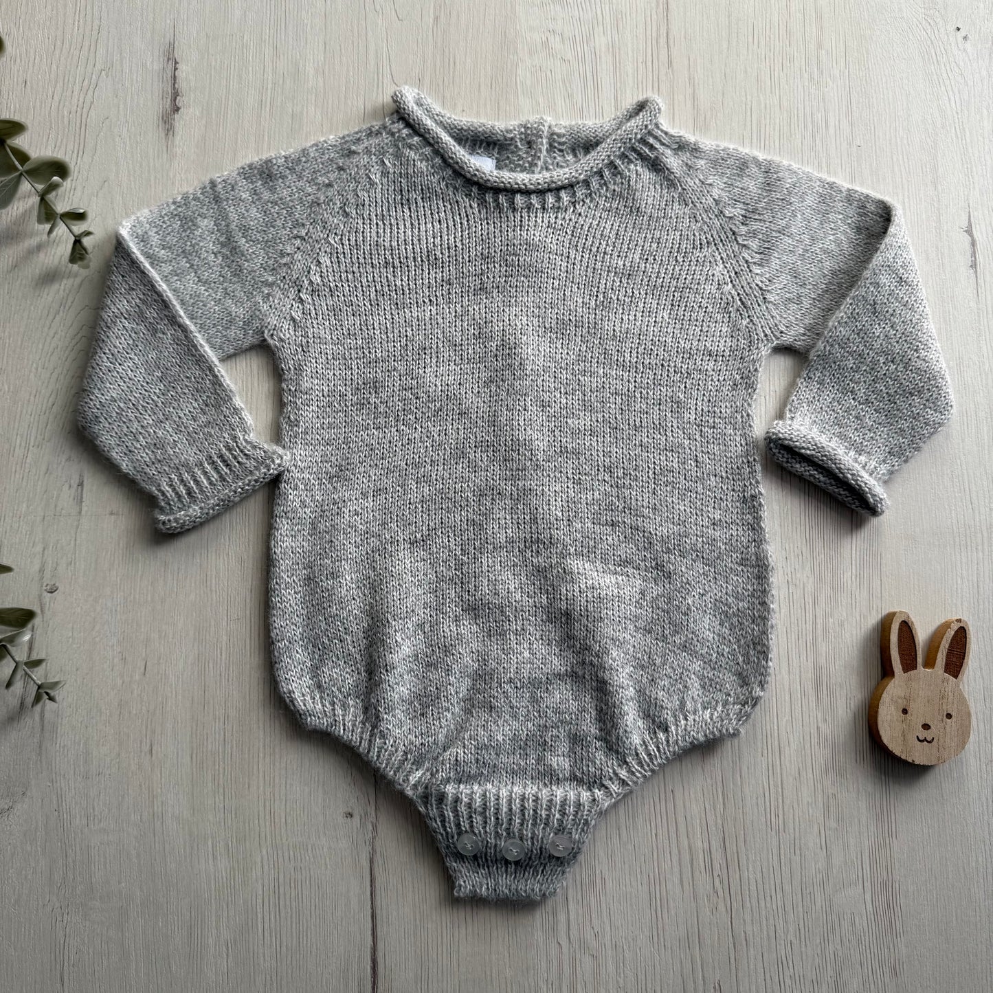 Conjunto Copito Gris Lazo