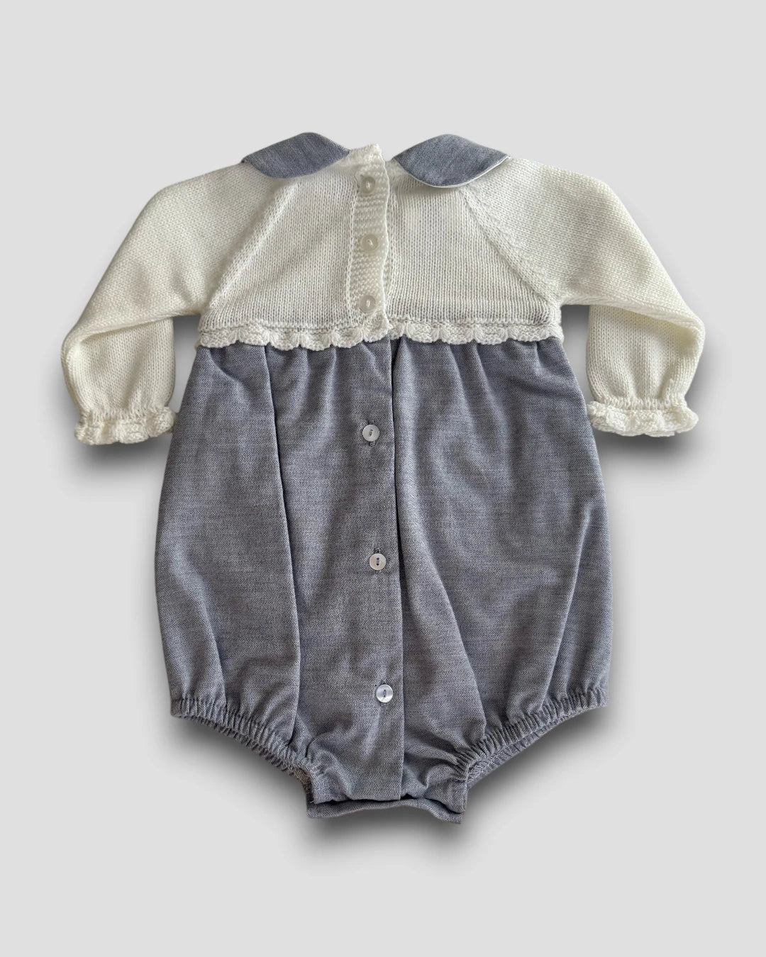 Conjunto Pelele y Capota Nube