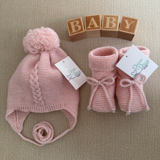 Conjunto Gorro y Patucos – Invierno