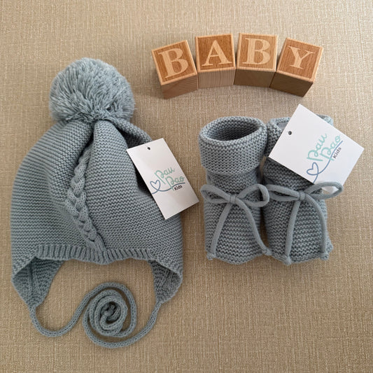 Conjunto Gorro y Patucos – Invierno