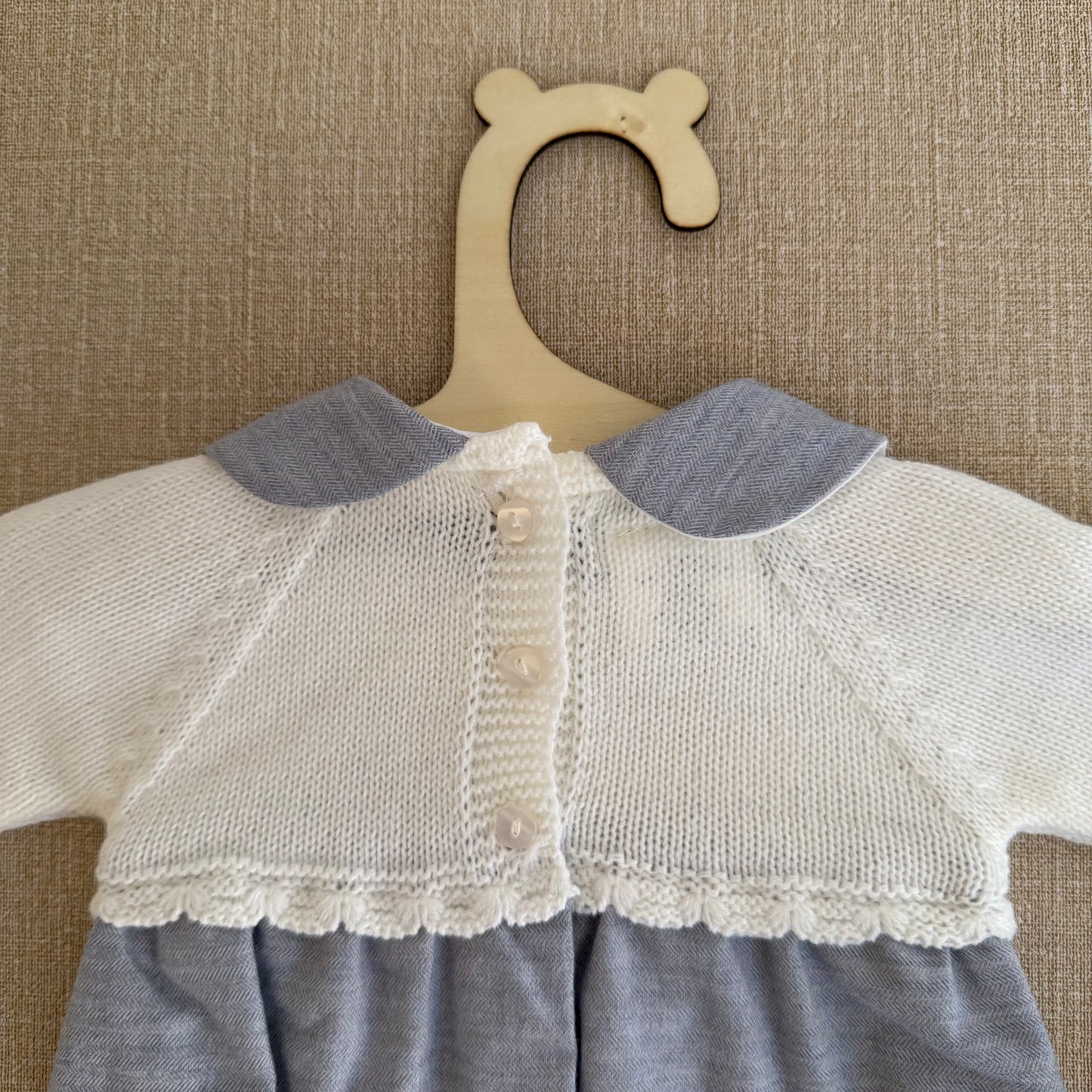 Conjunto Pelele y Capota Nube