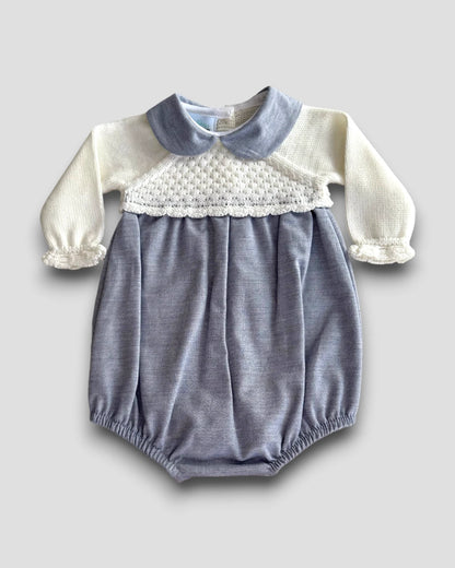 Conjunto Pelele y Capota Nube